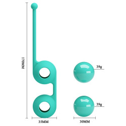 Pretty Love Boules Kegel Tighten Up III Turquoise